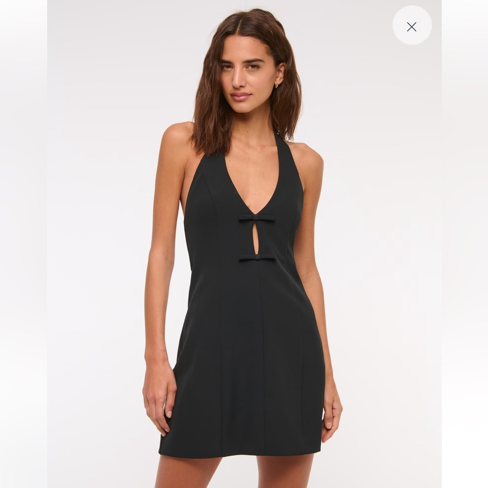 A&F Halter Bow Front Skort Dress